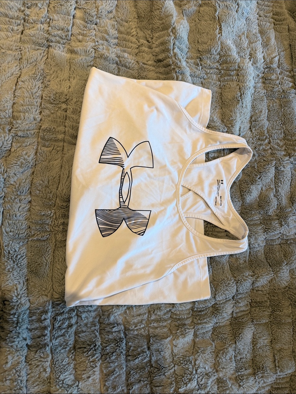 Under Armour White Women's Logo Racerback Tank